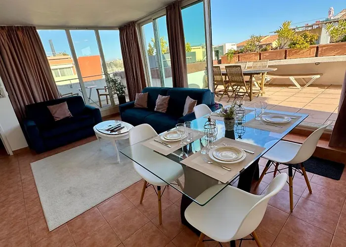Penthouse - Jacuzzi - Terrace - Parking - 2 Pools Apartamento *
